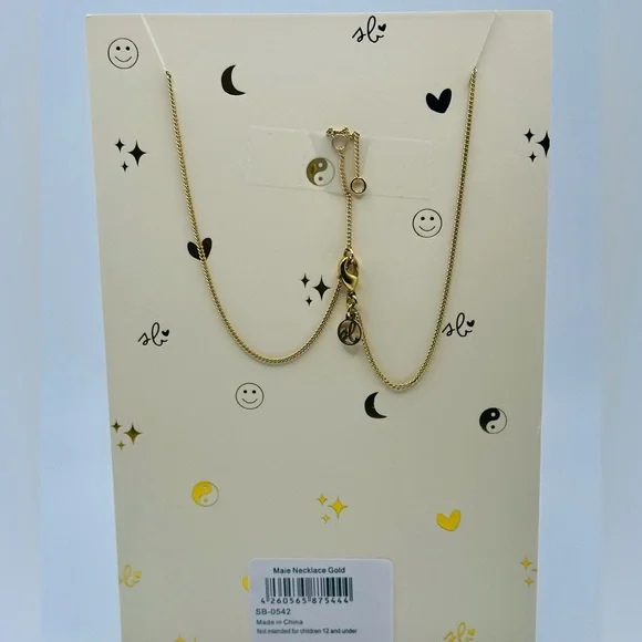 Sugar Blossom Gold Strawberry Necklace - Picture 4 of 4